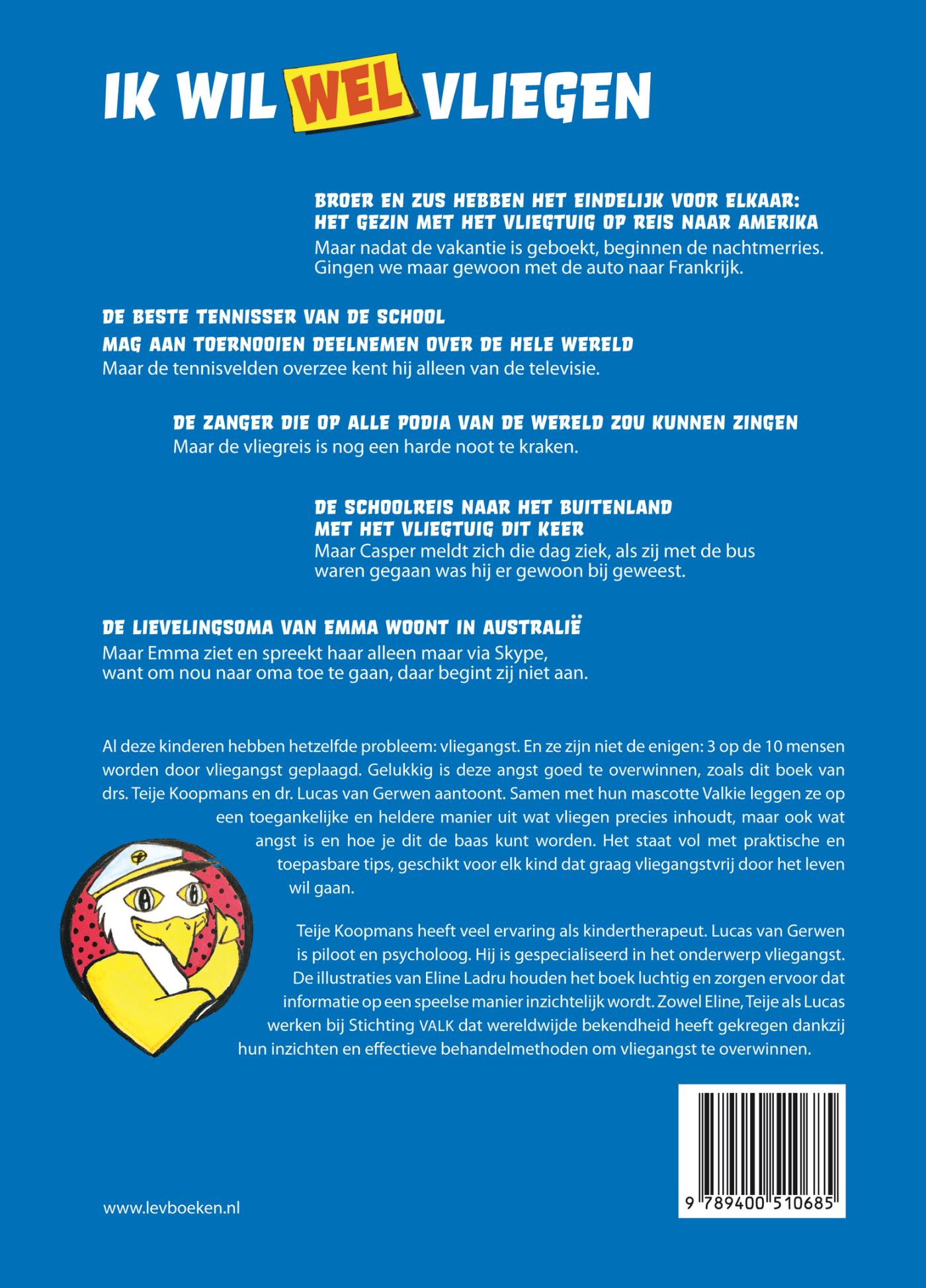 Ik wil (niet) wel vliegen achterkant