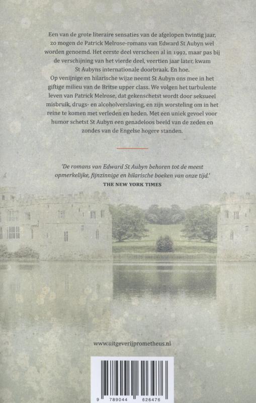 De Patrick Melrose-romans achterkant