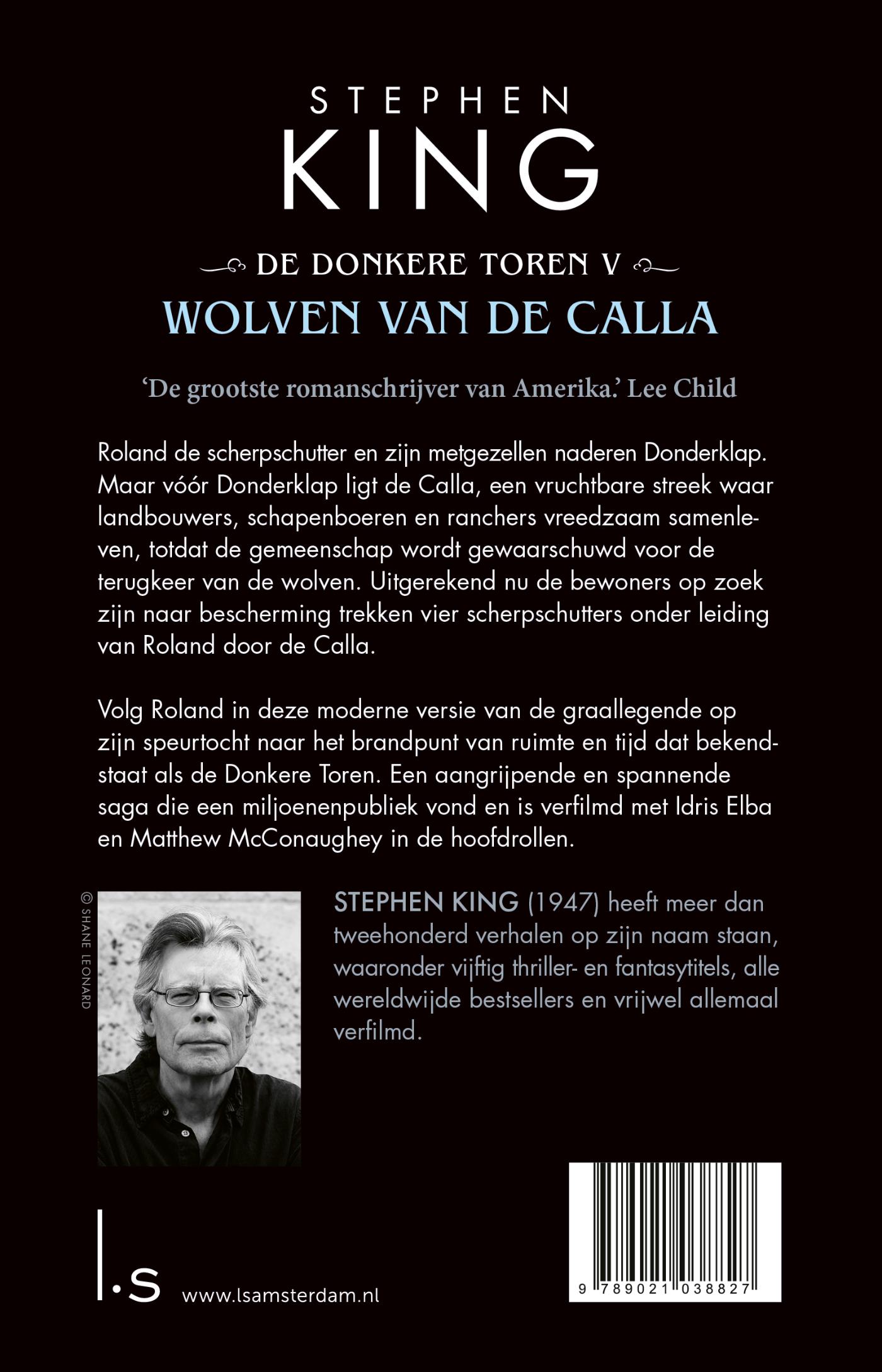 Wolven van de Calla / De donkere toren / 5 achterkant