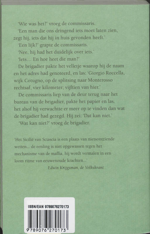 Een duidelijke zaak / De ridder en de dood achterkant