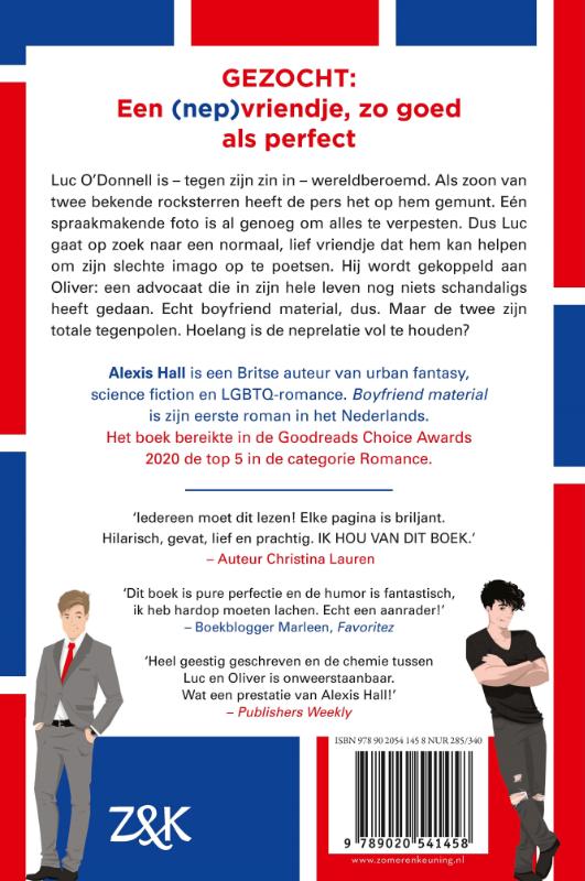 Boyfriend material / Boyfriend Material / 1 achterkant