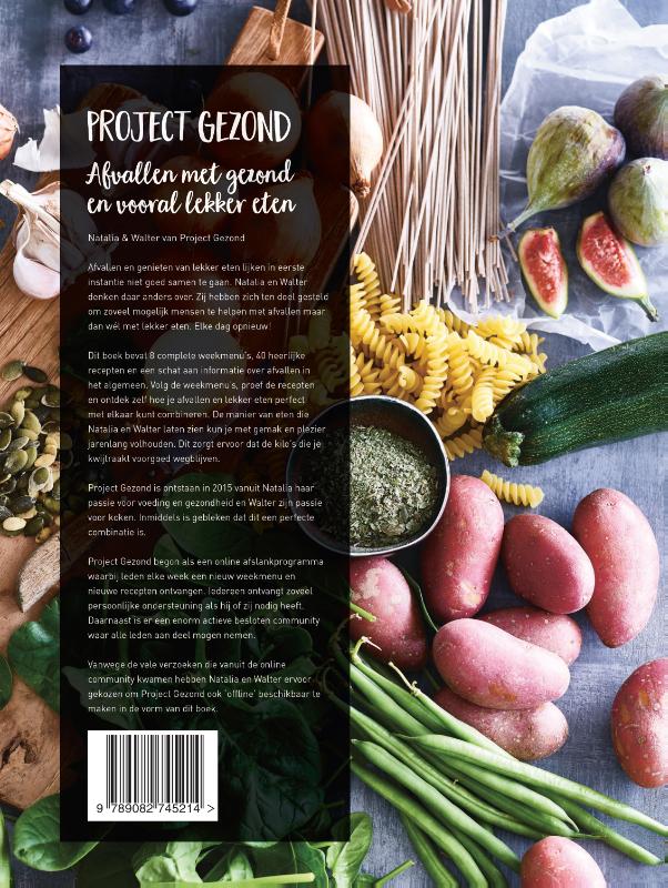 Afvallen met gezond en vooral lekker eten achterkant