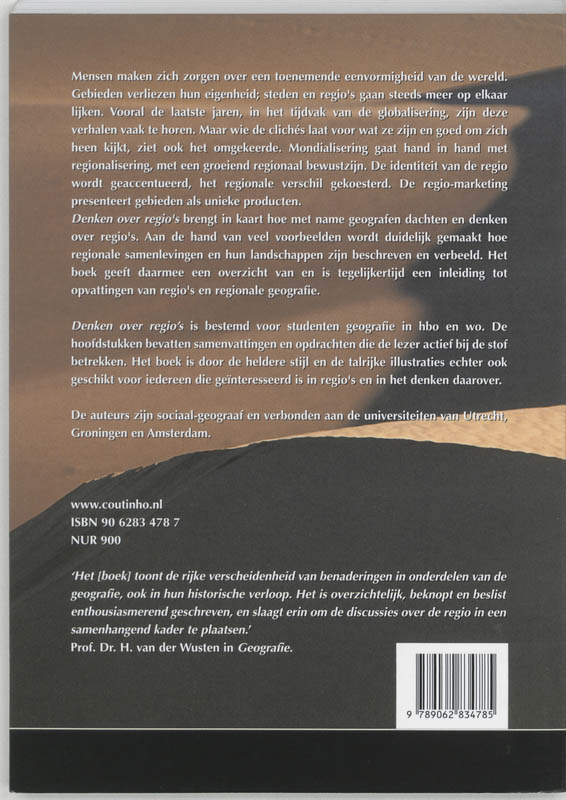 Denken Over Regios achterkant