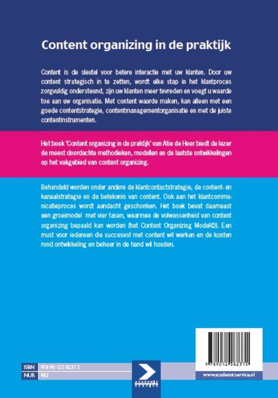 Content Organizing In De Praktijk achterkant