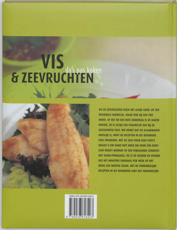 Vis en zeevruchten / Da's pas koken achterkant