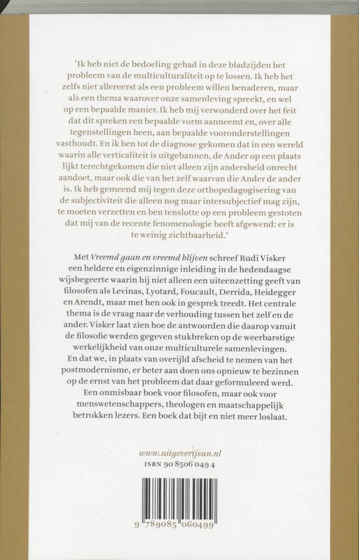 Vreemd gaan en vreemd blijven achterkant