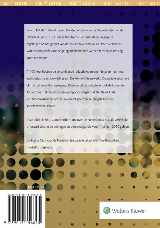De Kleine Gids voor de Nederlandse sociale zekerheid 2020.1 achterkant