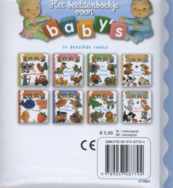 Alles beweegt / Beeldenboekje voor Baby's achterkant