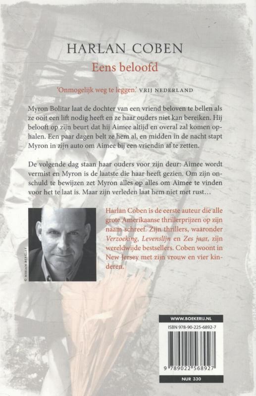 Eens beloofd / Myron Bolitar / 8 achterkant