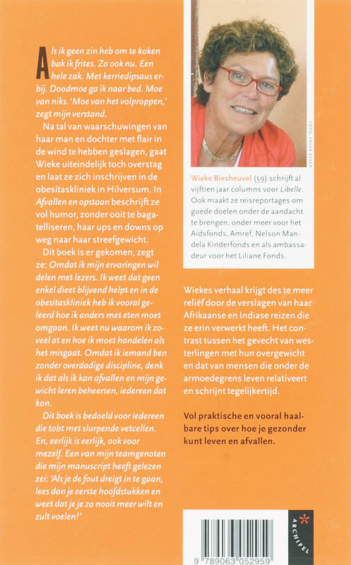 Afvallen En Opstaan achterkant