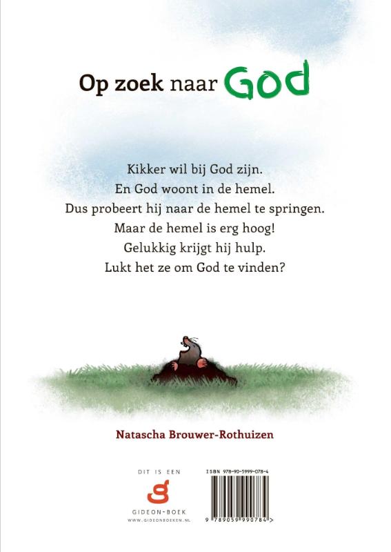 Op zoek naar God achterkant