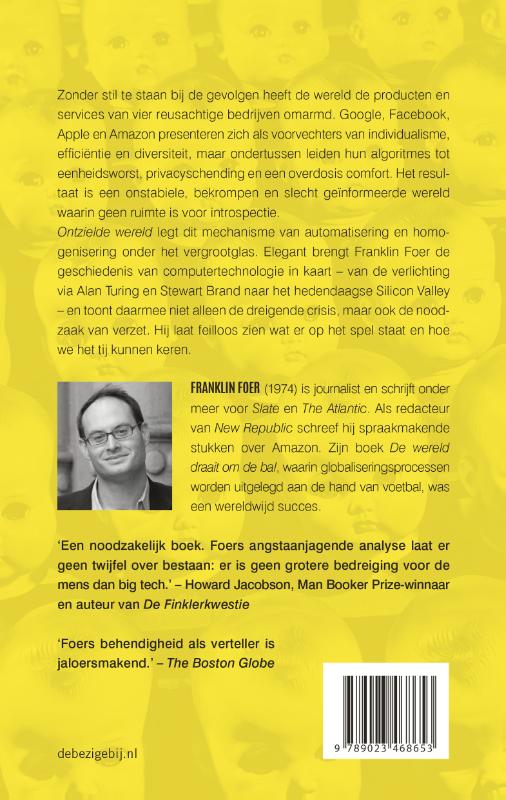 Ontzielde wereld achterkant