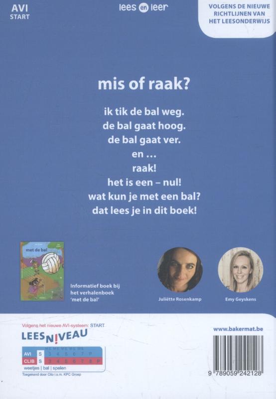 Mis of raak / Lees en leer achterkant