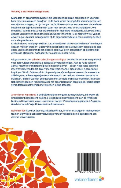 Voorbij Verandermanagement achterkant