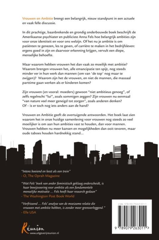 Vrouwen en ambitie achterkant