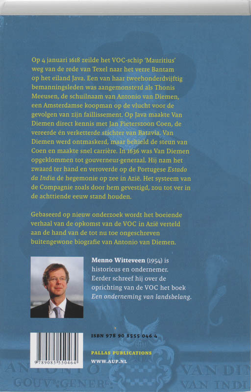 Antonio van Diemen achterkant