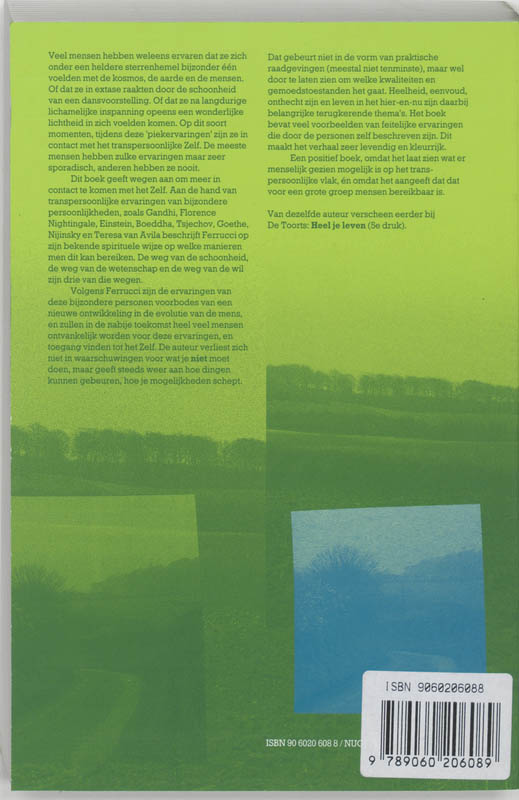 Zeven wegen naar het zelf achterkant