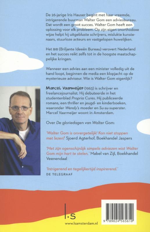 De gloriedagen van Walter Gom achterkant