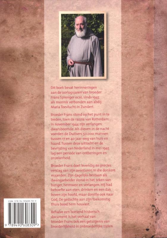 Honger, heimwee en verlangen achterkant