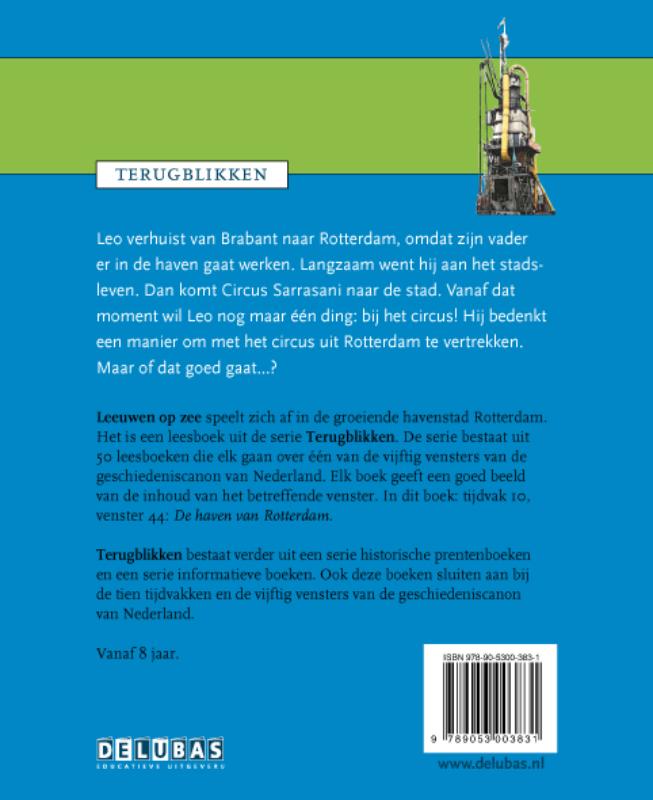 Leeuwen op zee / De haven van Rotterdam / Terugblikken leesboeken / 44 achterkant