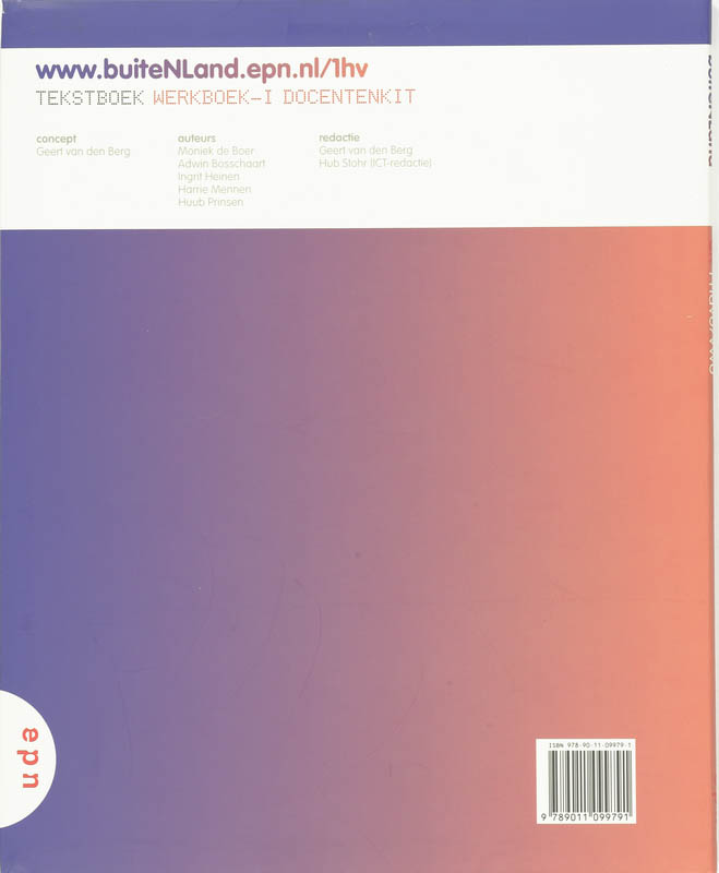 buiteNLand / 1 havo/vwo achterkant