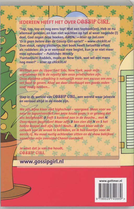 Wat er ook gebeurt! / Gossip girl achterkant