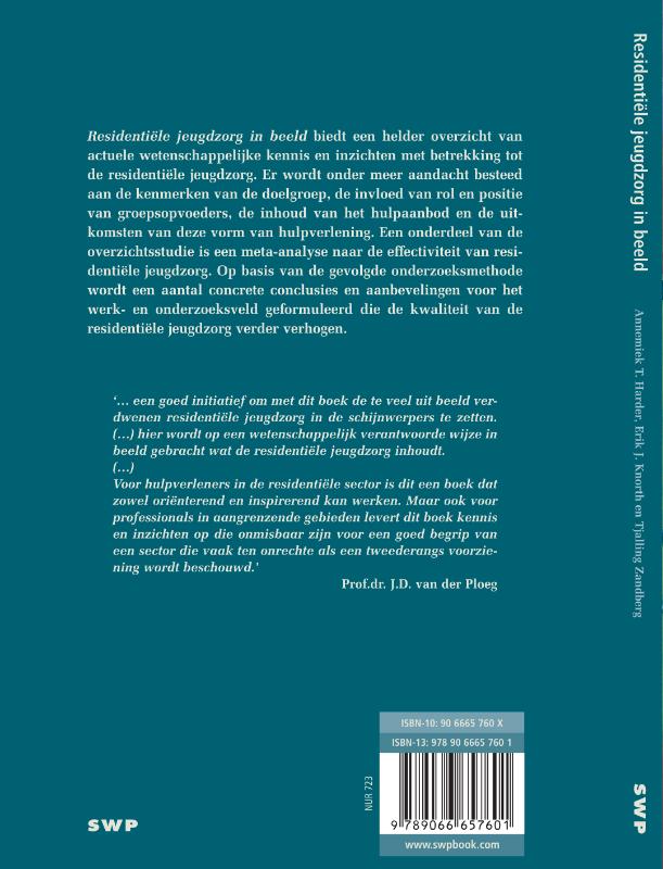 Residentiele jeugdzorg in beeld achterkant