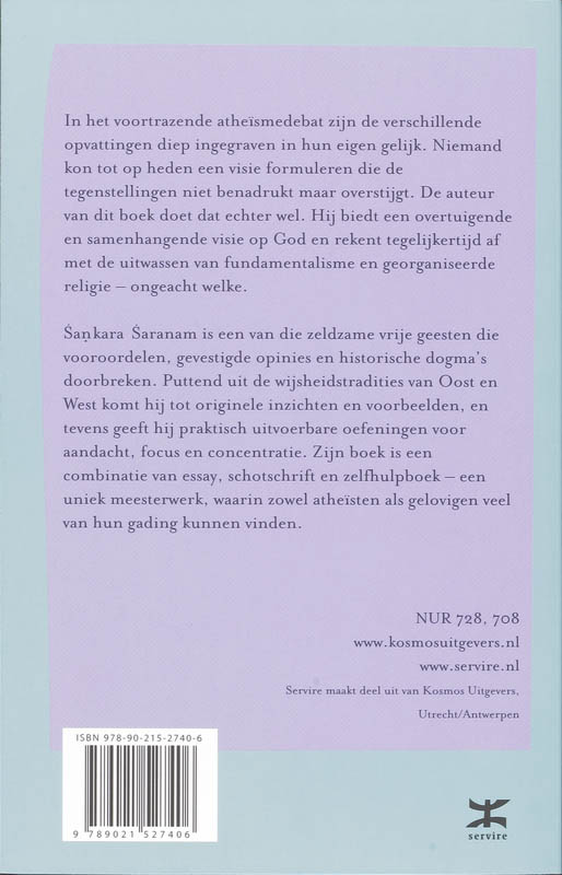 God Zonder Religie achterkant