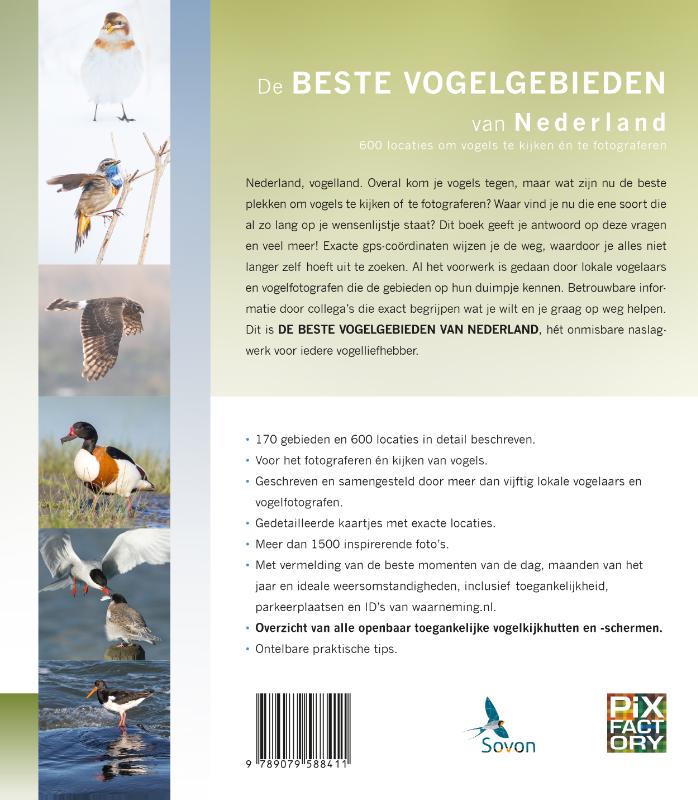 De beste vogelgebieden van Nederland / De mooiste fotolocaties / 7 achterkant
