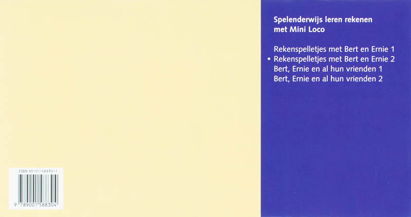 Ik Leer Rekenen Met Sesamstraat achterkant