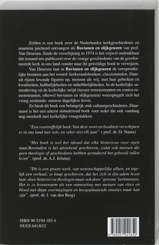 Bavianen En Slijkgeuzen achterkant