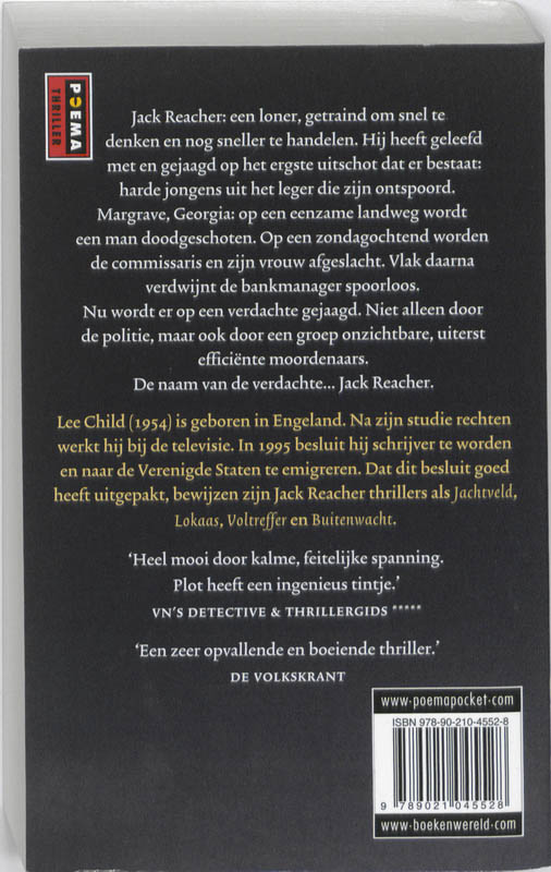 Jachtveld / Jack Reacher / 1 achterkant