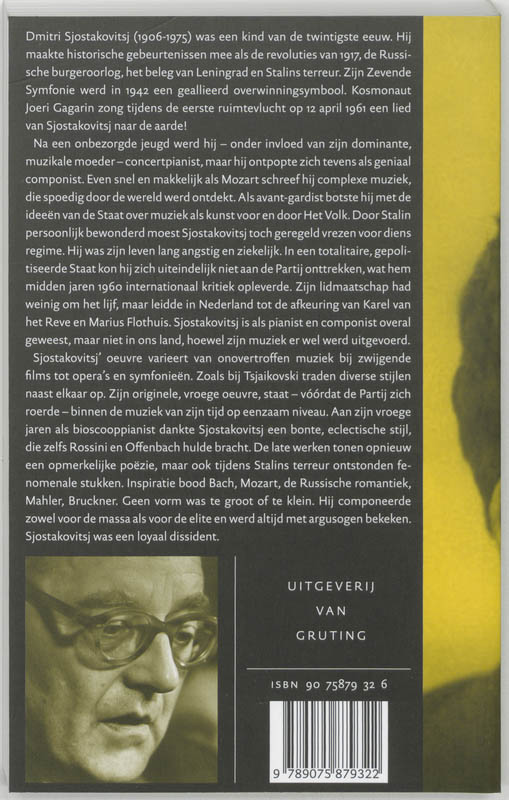 Dmitri Sjostakovitsj 1906 1975 achterkant