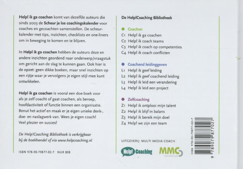 Help! Ik ga coachen / Help!Coaching Bibliotheek / C1 achterkant