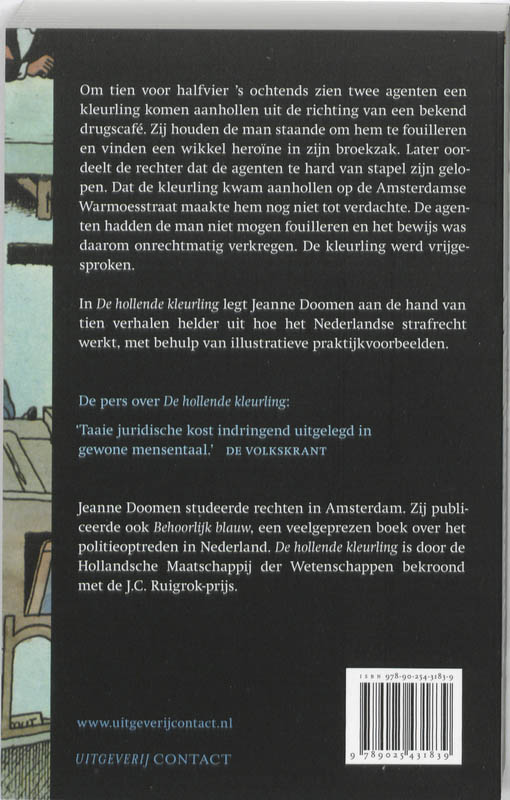 De hollende kleurling achterkant