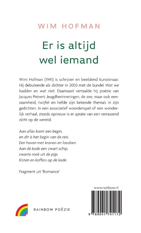 Er is altijd wel iemand achterkant