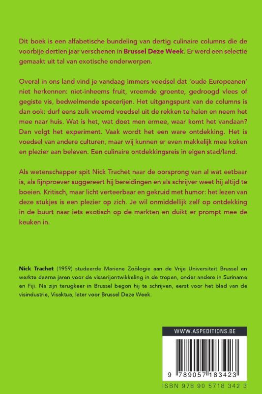 Culinair ontdekt 1  -   Exotisch en dichtbij achterkant