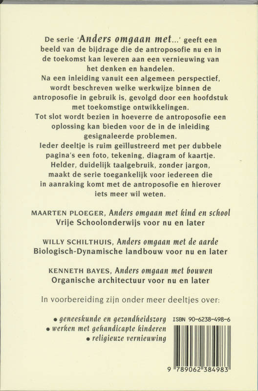 Anders omgaan met... - Anders omgaan met kind en school achterkant