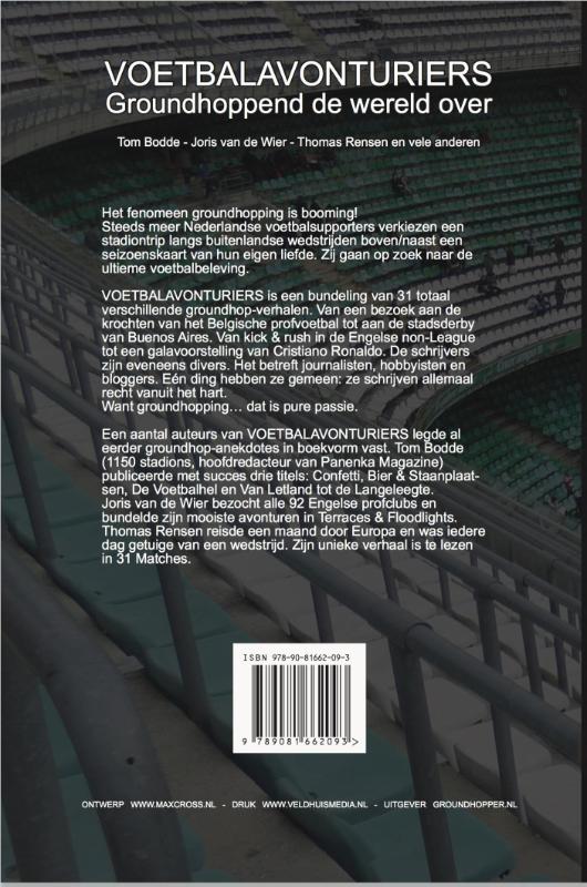 Voetbalavonturiers achterkant