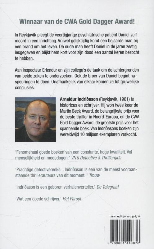 Maandagskinderen / Erlendur / 1 achterkant