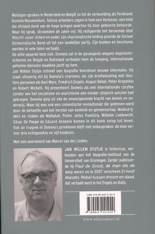 Ferdinand Domela Nieuwenhuis achterkant