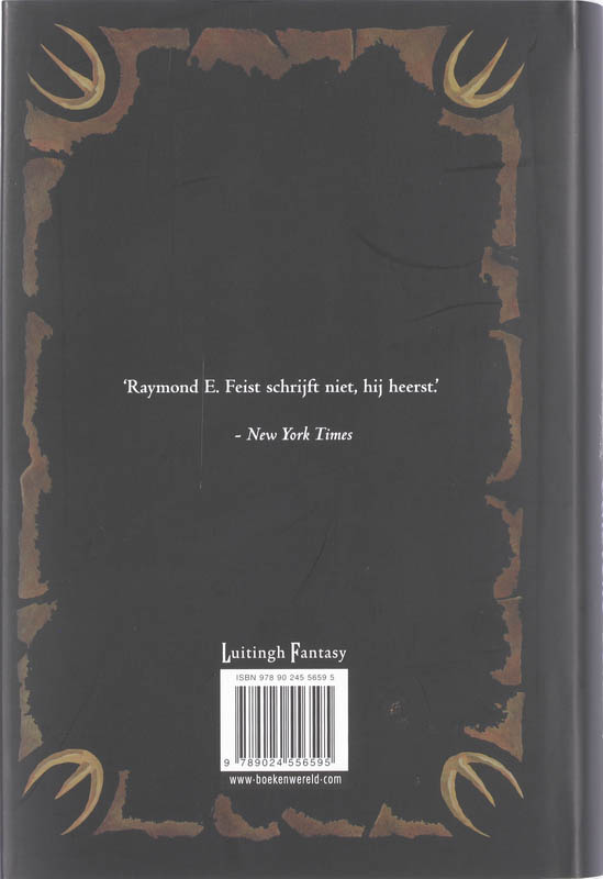 De toorn van een waanzinnige god / De saga van de duistere oorlog / 3 achterkant