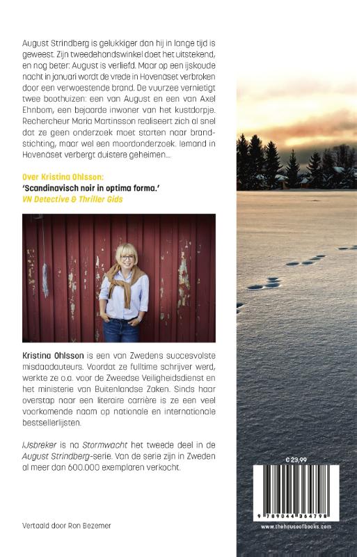 IJsbreker / August Strindberg achterkant