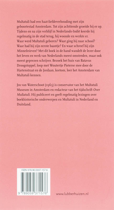 Helaas, ik ben 'n Amsterdammer / Literaire wandelingen / 2 achterkant