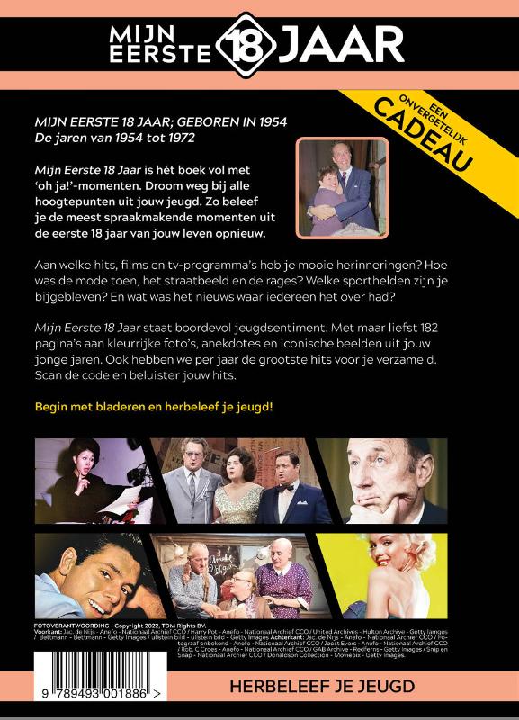 Geboren in 1954 / Mijn eerste 18 jaar achterkant