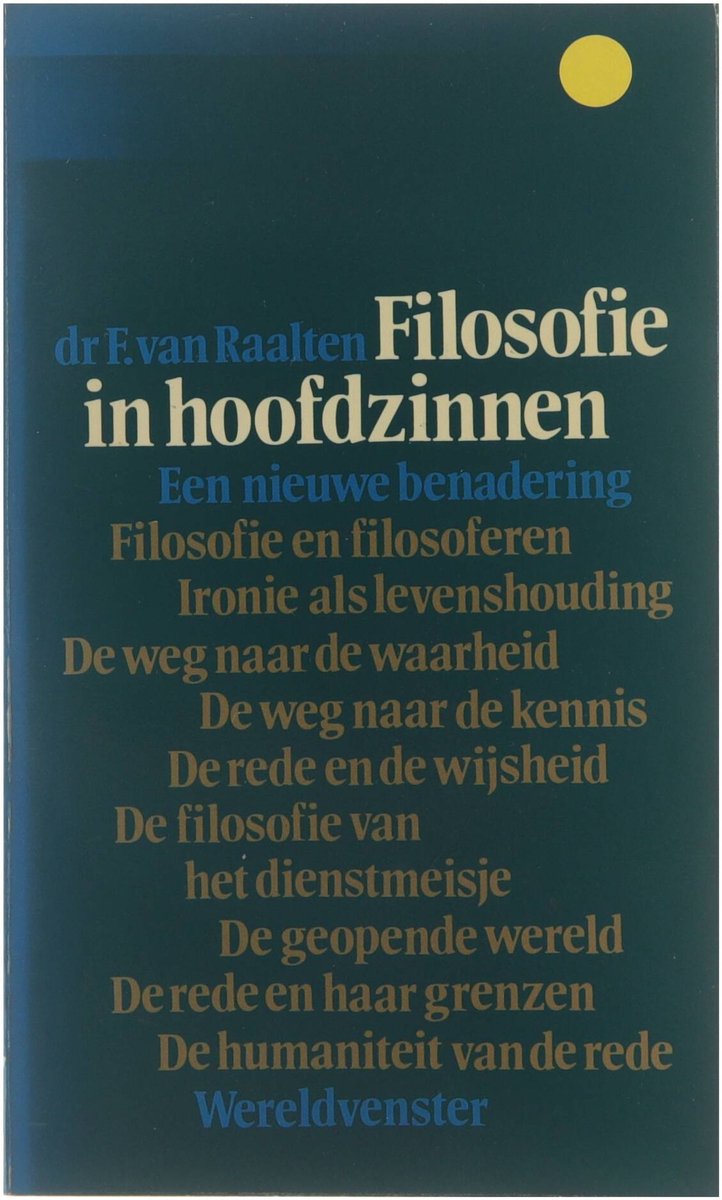 Filosofie in hoofdzinnen