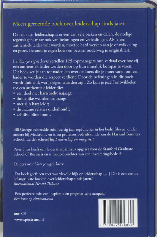 Vaar Je Eigen Koers achterkant