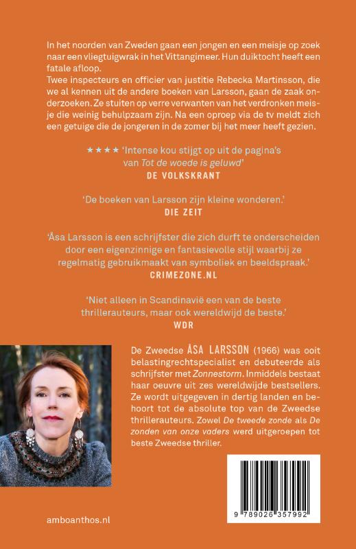 Tot de woede is geluwd / Rebecka Martinsson / 4 achterkant