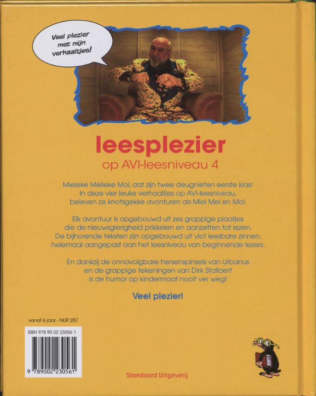 Mieleke Melleke Mol / AVI 4 / deel Leesplezier achterkant