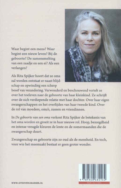 De geboorte van een oma achterkant